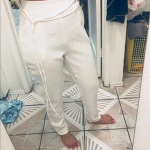 ✨FINAL WEEK✨White Trousers highwaist